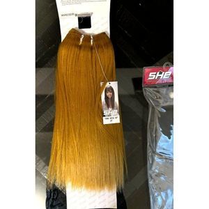SHE Natural Human Hair 100% Tangle Yaki Weaving 10'' Color 27